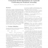 Constrained Global Optimization by Constraint Partitioning and Simulated Annealing