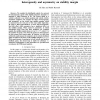 Control of large 1D networks of double integrator agents: Role of heterogeneity and asymmetry on stability margin