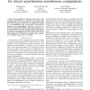 Convergent micro-pipelines: a versatile operator for mixed asynchronous-synchronous computations