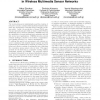 Cooperative caching in wireless multimedia sensor networks