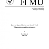 Corpus-Based Rules for Czech Verb Discontinuous Constituents