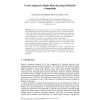 Crack Analysis in Single Plate Stressing of Particle Compounds