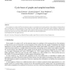 Cycle bases of graphs and sampled manifolds