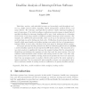 Deadline analysis of interrupt-driven software