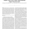 Decomposition of Complex Line Drawings with Hidden Lines for 3D Planar-Faced Manifold Object Reconstruction