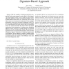 Defending against Internet worms: a signature-based approach