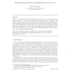 Definable transductions and weighted logics for texts