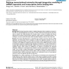 Defining transcriptional networks through integrative modeling of mRNA expression and transcription factor binding data