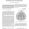 Design and Performance Improvement of Broad-Beam Microstrip Reflectarray