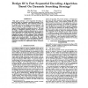 Design of a Fast Sequential Decoding Algorithm Based on Dynamic Searching Strategy