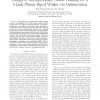 Design of Asymptotically Stable Walking for a 5-Link Planar Biped Walker via Optimization