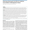 Detecting lateral gene transfers by statistical reconciliation of phylogenetic forests
