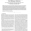 Detecting VoIP Floods Using the Hellinger Distance