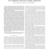 Deterministic Network Model Revisited: An Algebraic Network Coding Approach