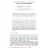 Deterministic Simulation of a NFA with k -Symbol Lookahead