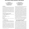 Development of combinational circuits using non-uniform cellular automata: initial results