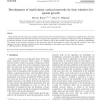 Development of multi-cluster cortical networks by time windows for spatial growth