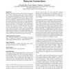 Discovering frequent work procedures from resource connections