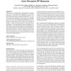 Discovering semantically meaningful places from pervasive RF-beacons