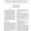 Discovering Structure in Multiple Learning Tasks: The TC Algorithm