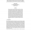 Discriminative Direction for Kernel Classifiers