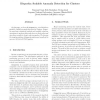 Disparity: Scalable Anomaly Detection for Clusters