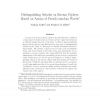 Distinguishing attacks on stream ciphers based on arrays of pseudo-random words