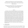 Distributed Diagnosis Under Bounded-Delay Communication of Immediately Forwarded Local Observations