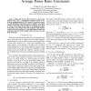 Diversity-multiplexing gain tradeoff with peak to average power ratio constraints