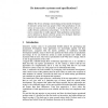 Do interactive systems need specifications?