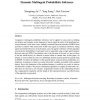 Dynamic multiagent probabilistic inference