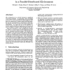 Dynamic Node Reconfiguration in a Parallel-Distributed Environment