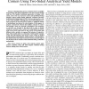 Early Analysis and Budgeting of Margins and Corners Using Two-Sided Analytical Yield Models