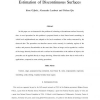 Edge-Preserving Image Denoising and Estimation of Discontinuous Surfaces
