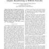 Effect of Distributed Subcarrier Permutation on Adaptive Beamforming in WiMAX Networks
