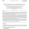 Efficient Compression of Non-Manifold Polygonal Meshes