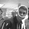 Elliptical Head Tracking Using Intensity Gradients and Color Histograms