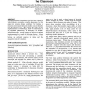 Embodying scientific concepts in the physical space of the classroom