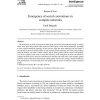 Emergence of social conventions in complex networks