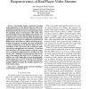 Empirical evaluation of the congestion responsiveness of RealPlayer video streams