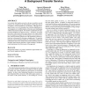 Emulating low-priority transport at the application layer: a background transfer service