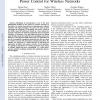 Energy efficient scheduling with power control for wireless networks