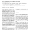 Energy-performance trade-offs for spatial access methods on memory-resident data