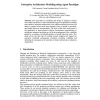 Enterprise Architecture Modeling using Agent Paradigm