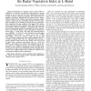 Estimation of Vegetation Water Content From the Radar Vegetation Index at L-Band