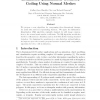 Estimation-Quantization Geometry Coding Using Normal Meshes