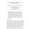 Evaluation of Internal Validity Measures in Short-Text Corpora