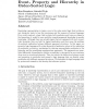 Event, Property, and Hierarchy in Order-Sorted Logic