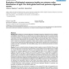 Evolution of biological sequences implies an extreme value distribution of type I for both global and local pairwise alignment s