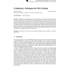 Evolutionary Techniques for Web Caching